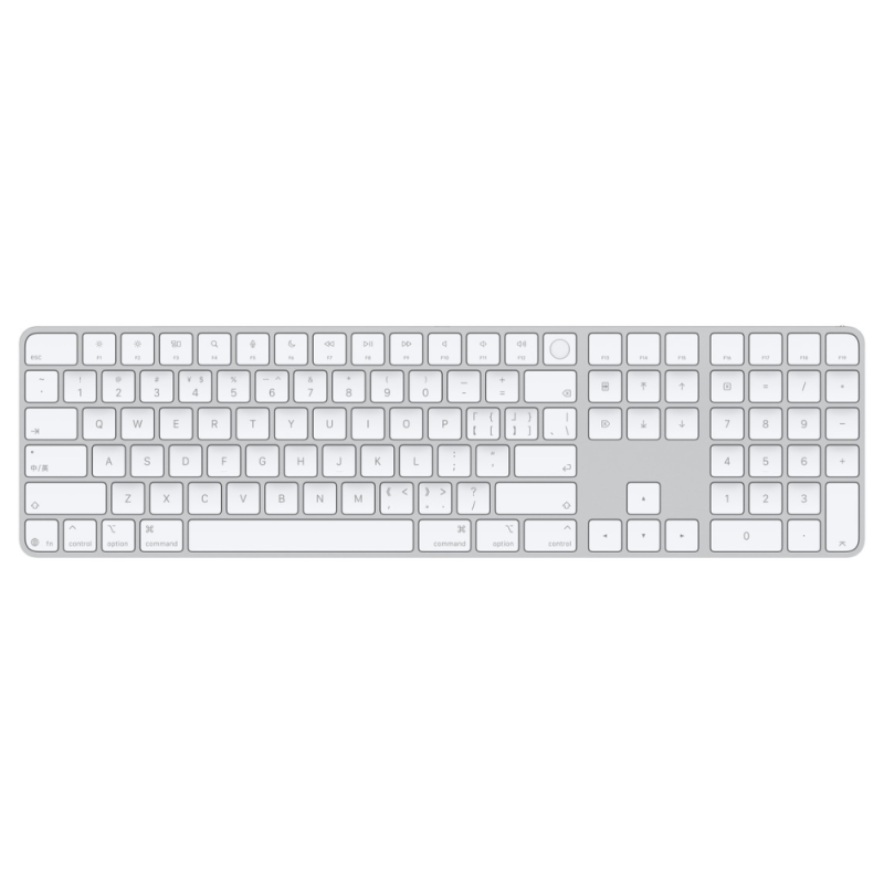 Apple comes with a touch keyboard