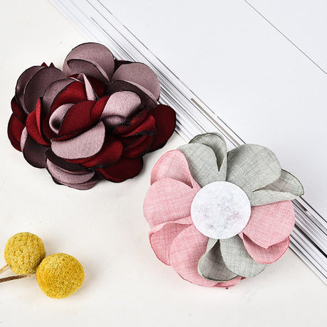 Fabric shoe flower