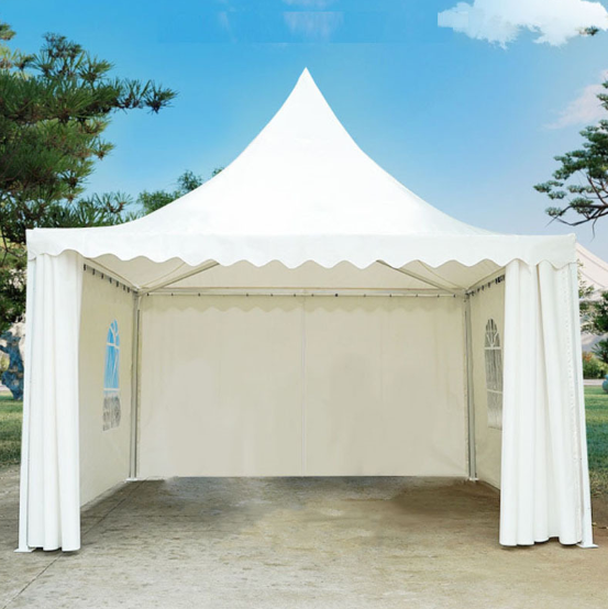 Outdoor aluminum frame pagoda tent