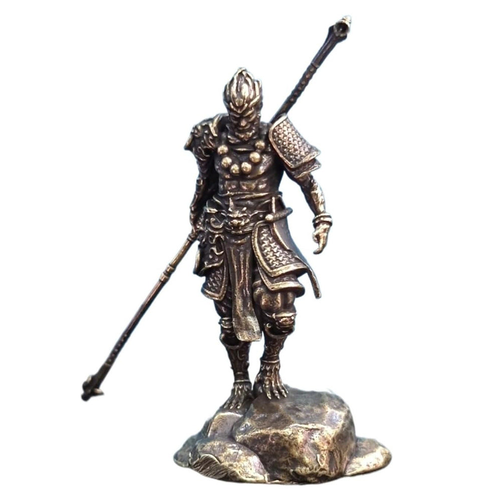 Metal Wukong Statue