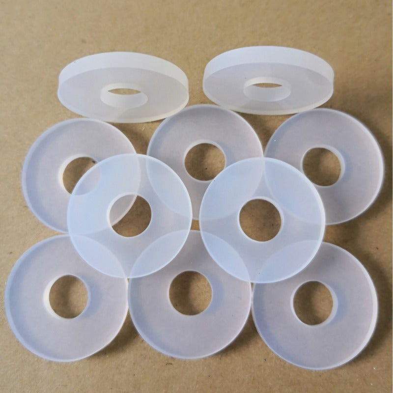 Circular silicone transparent rubber gasket