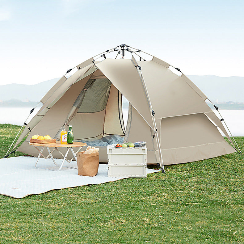 Fully automatic pop-up camping tent