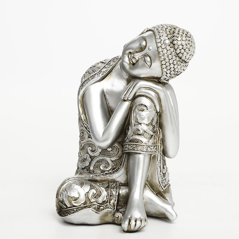 Metal Buddha Statue Sculpture