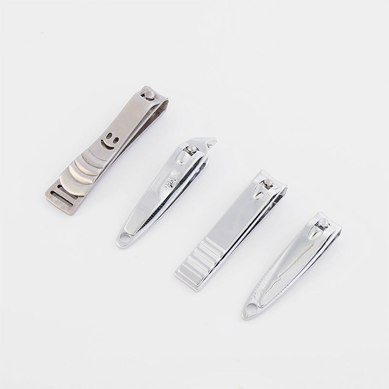 4-piece set of stainless steel nail clippers