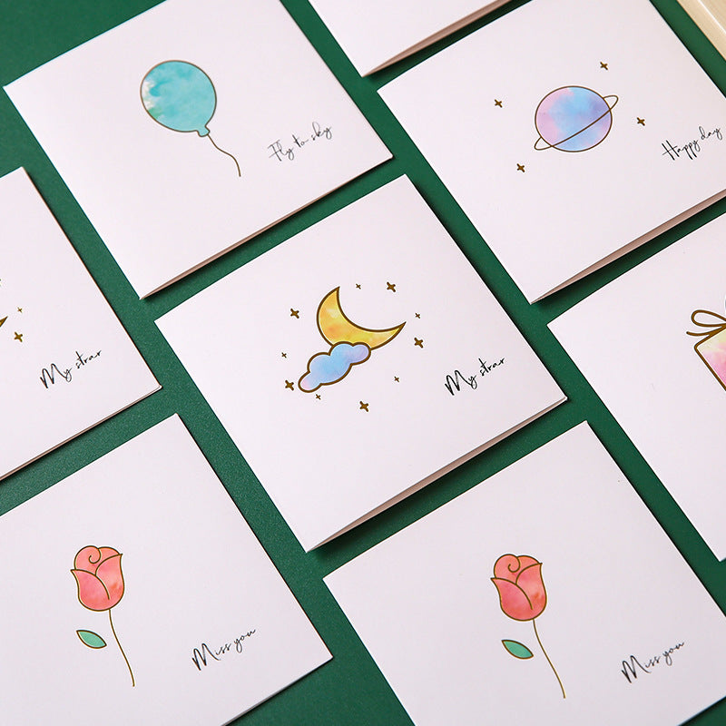 Simple and fresh holiday greeting card