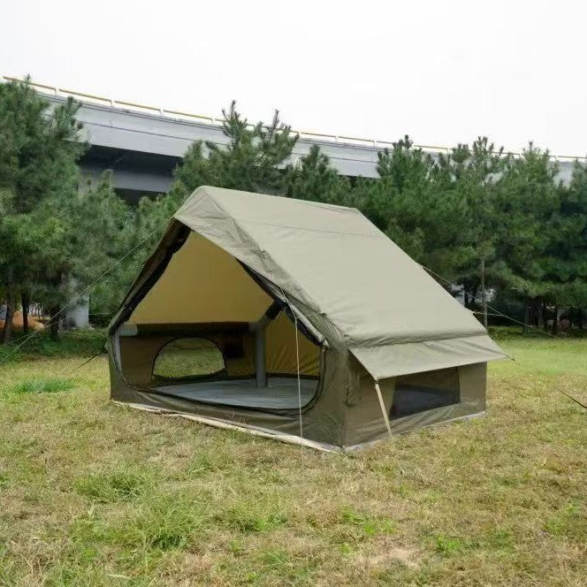 Outdoor inflatable camping without tent