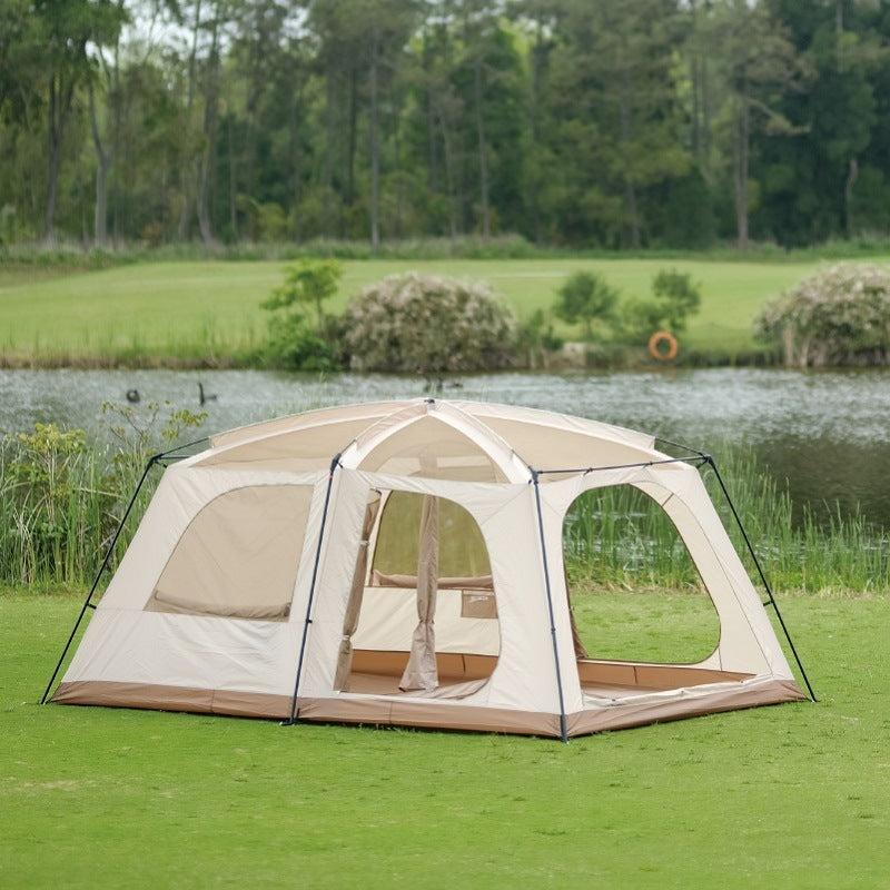 Fully automatic pop-up camping tent