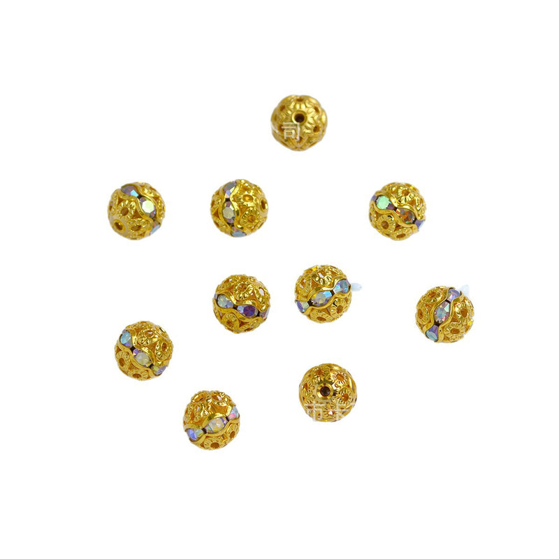 Colorful hollow decorative ball ornament