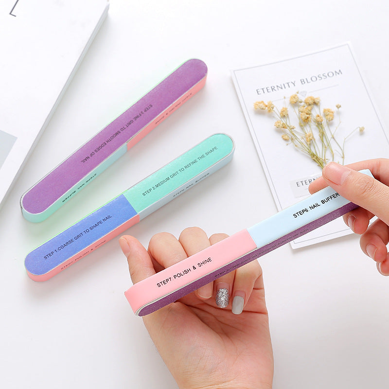 Polish sanding strips, nail files