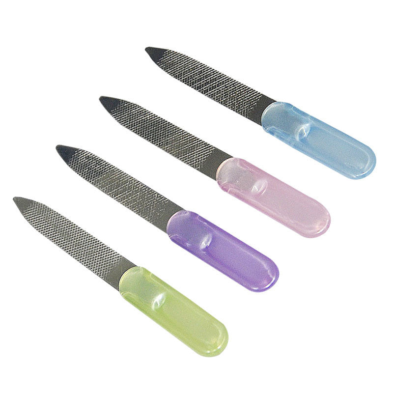 Stainless steel plastic nail file