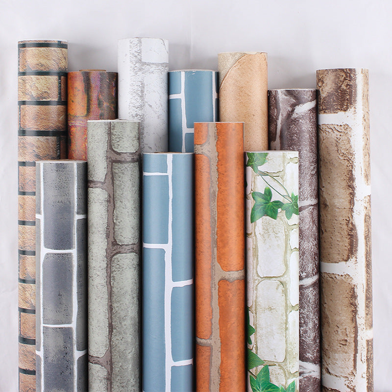 Brick patterned wall tiles, wallpaper, and wall stickers