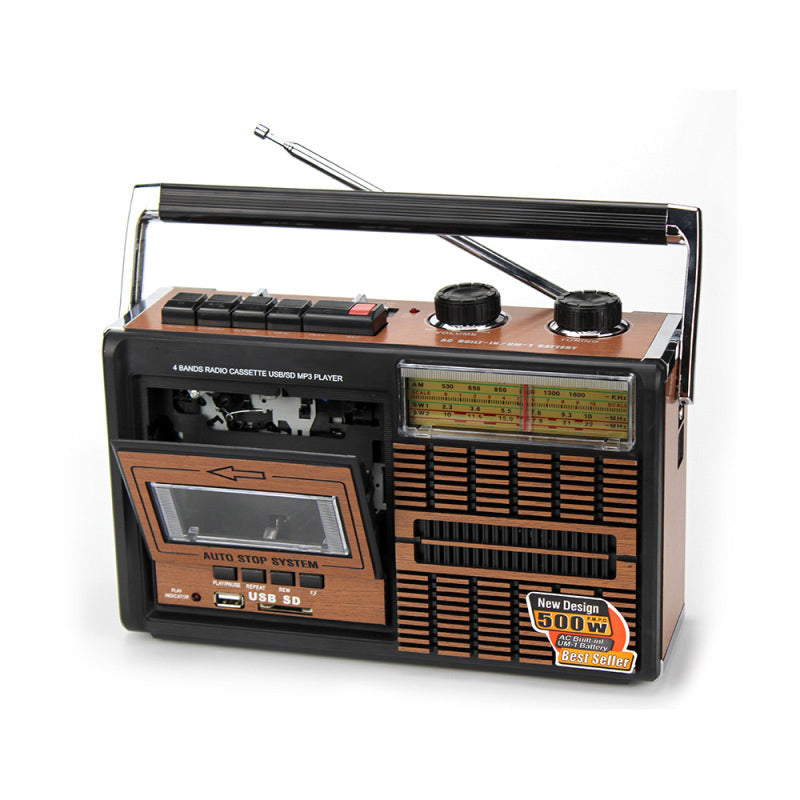 Magnetic tape retro Bluetooth old-fashioned card insertion recorder