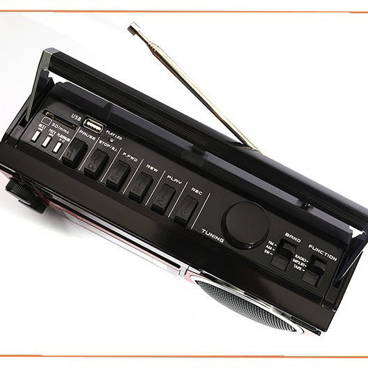 Magnetic tape nostalgic retro multi band recorder