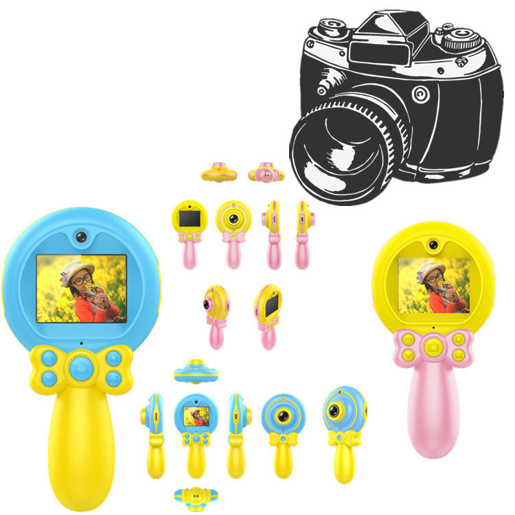 Children's camera dual camera flash