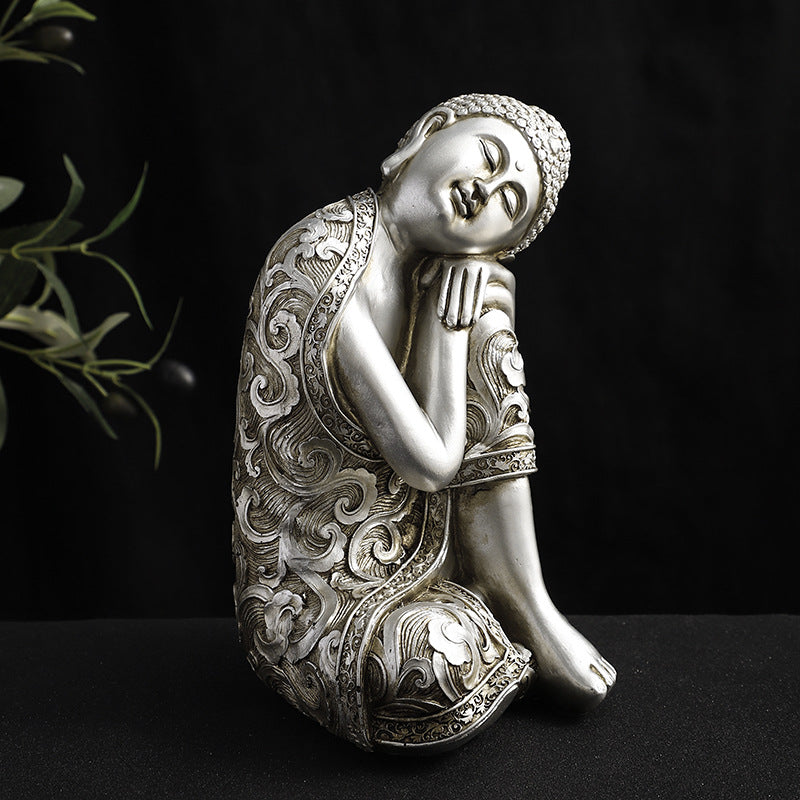 Metal Buddha Statue Sculpture