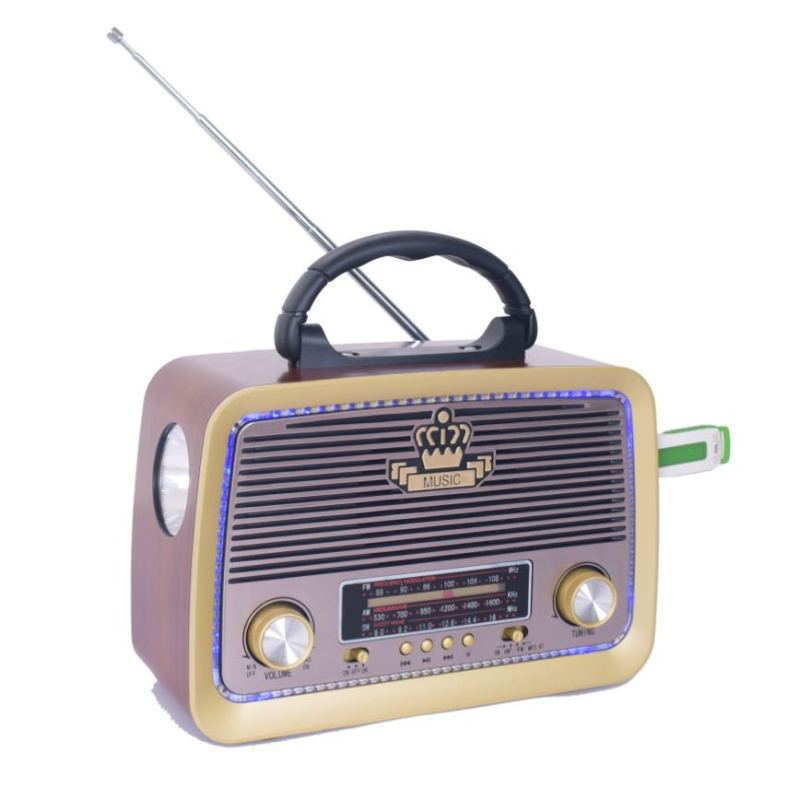 FMAM Multi-band Flashlight Card Radio