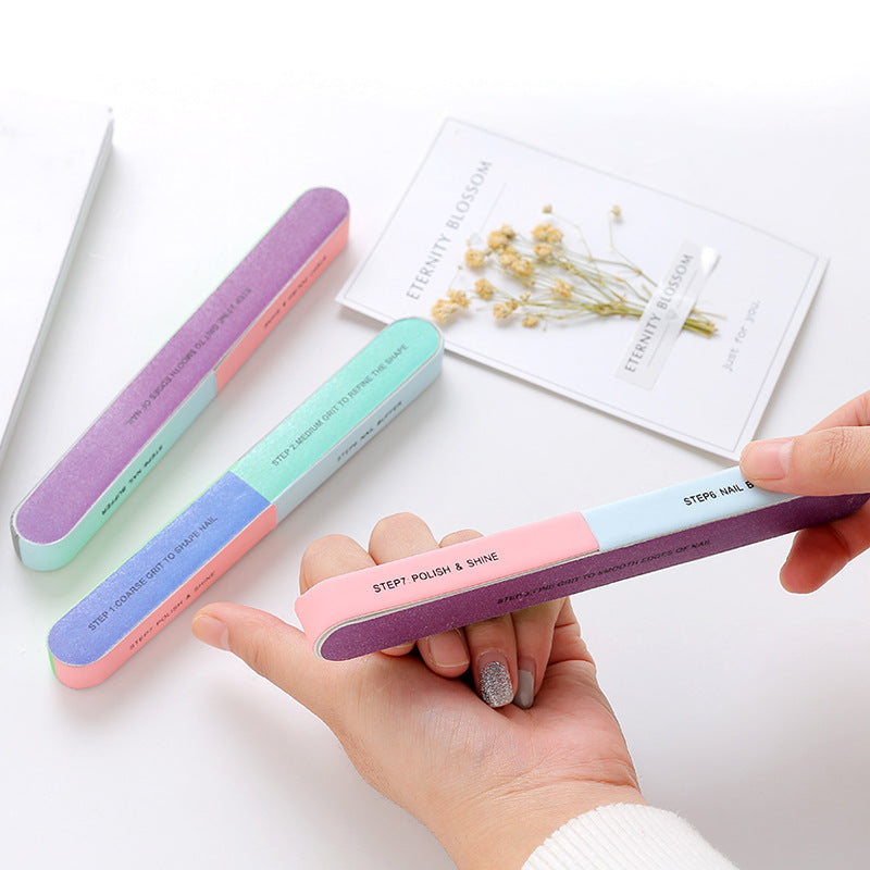 Polish sanding strips, nail files
