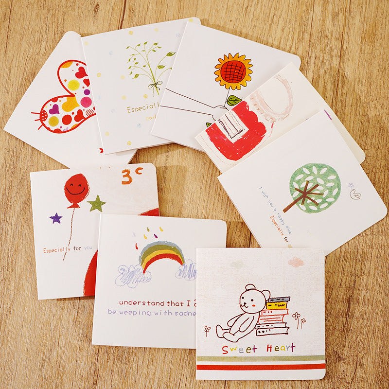 Creative small card, message, love card