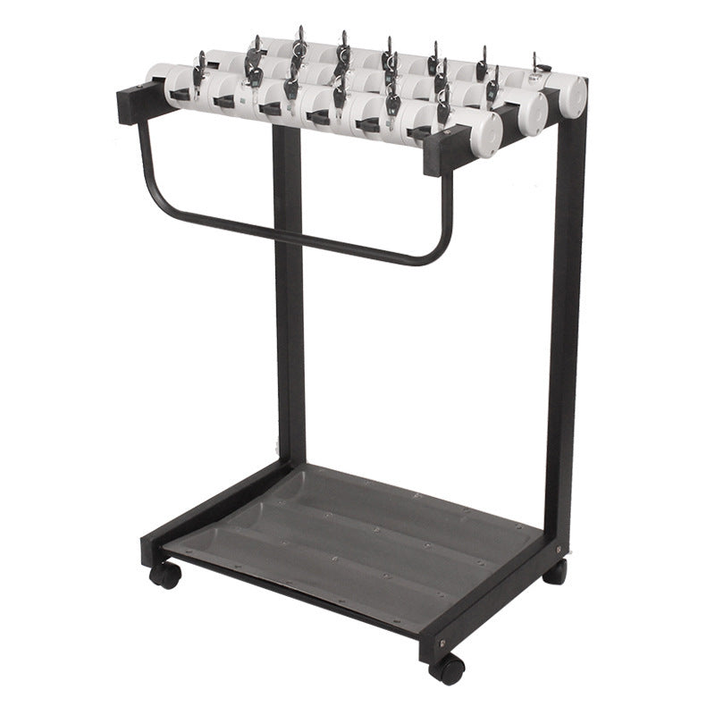 Hotel umbrella rack with lock