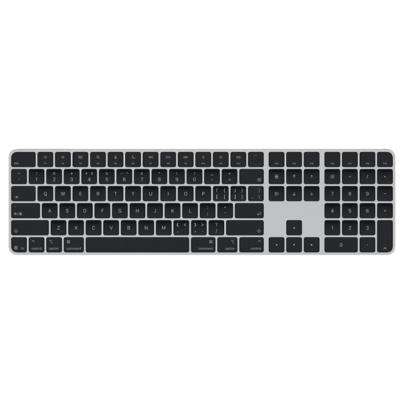 Apple comes with a touch keyboard