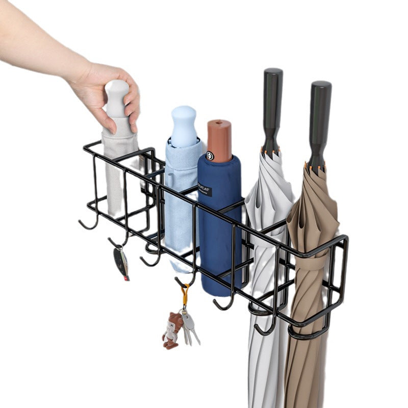 Non perforated storage rack umbrella stand