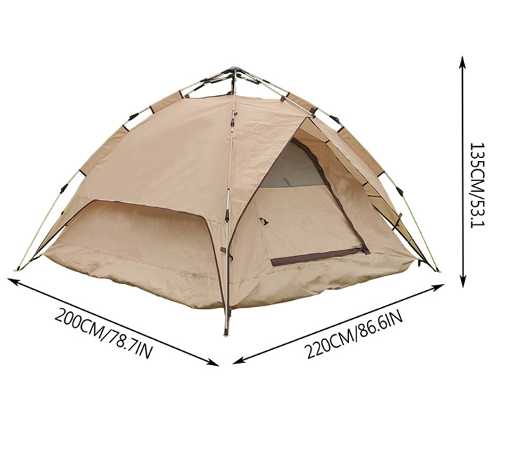 Fully automatic pop-up camping tent
