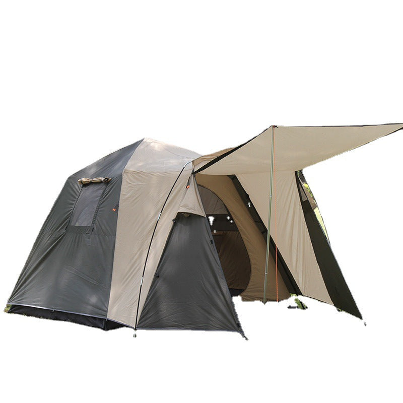 Outdoor automatic camping tent