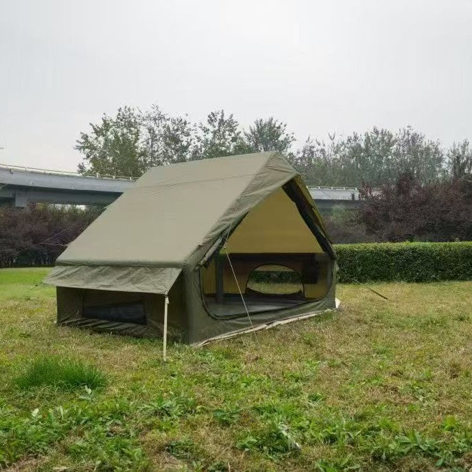 Outdoor inflatable camping without tent