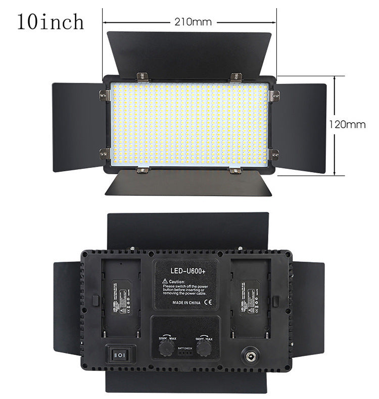LED600 four leaf shutter photography fill light
