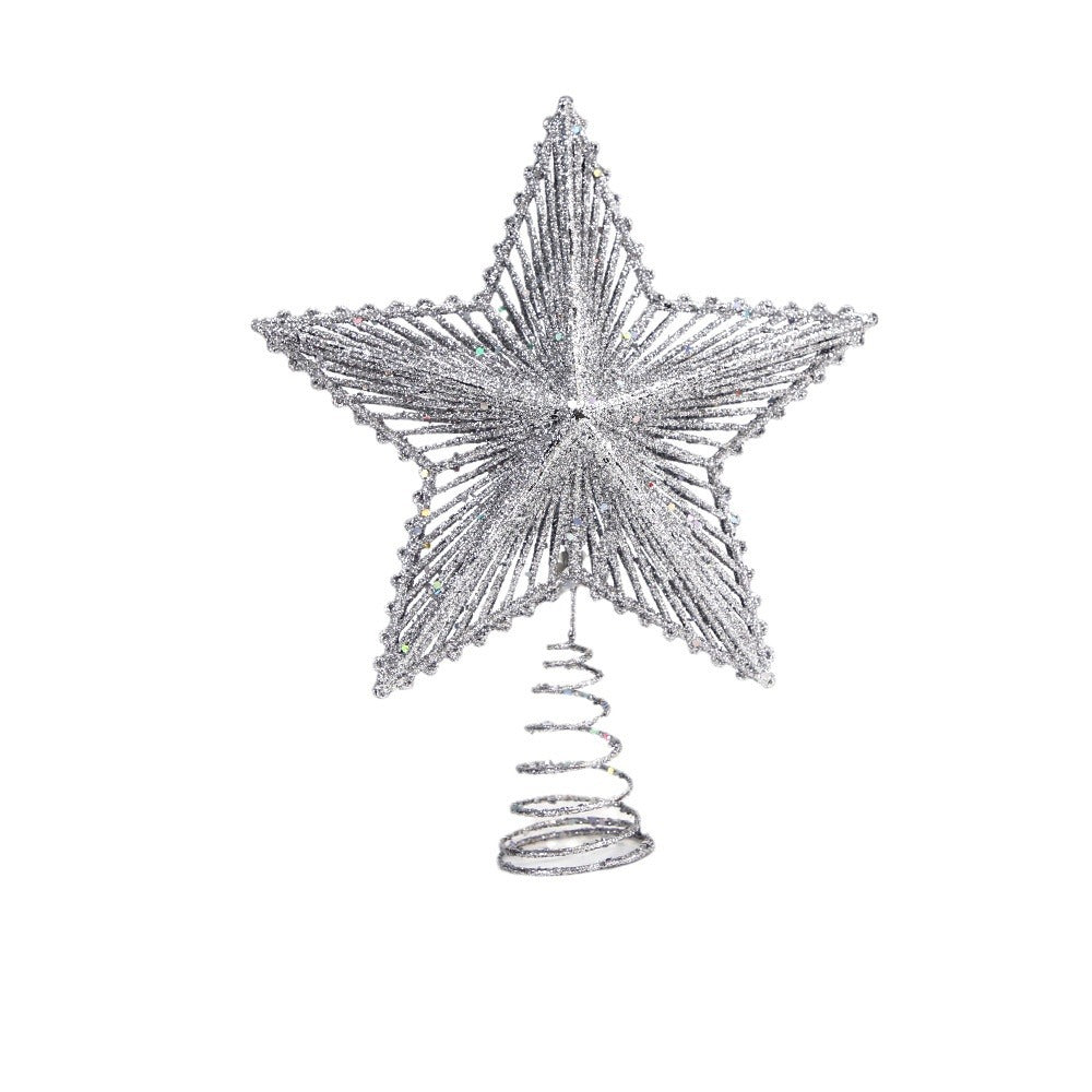 Five pointed star hollow ornament