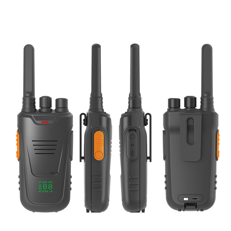 Wireless UHF handheld walkie talkie