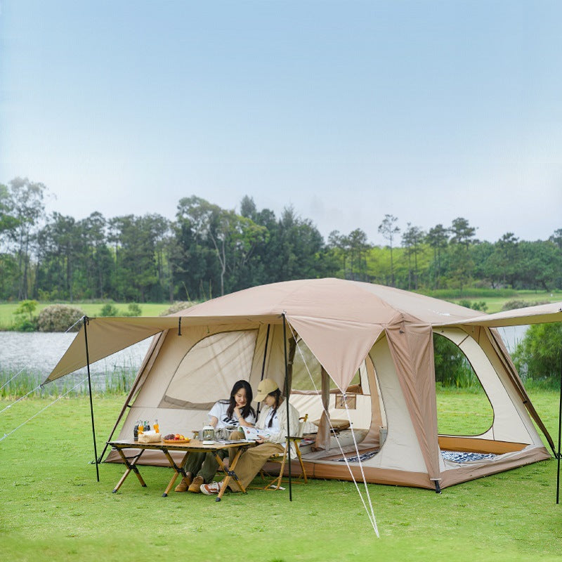 Fully automatic pop-up camping tent
