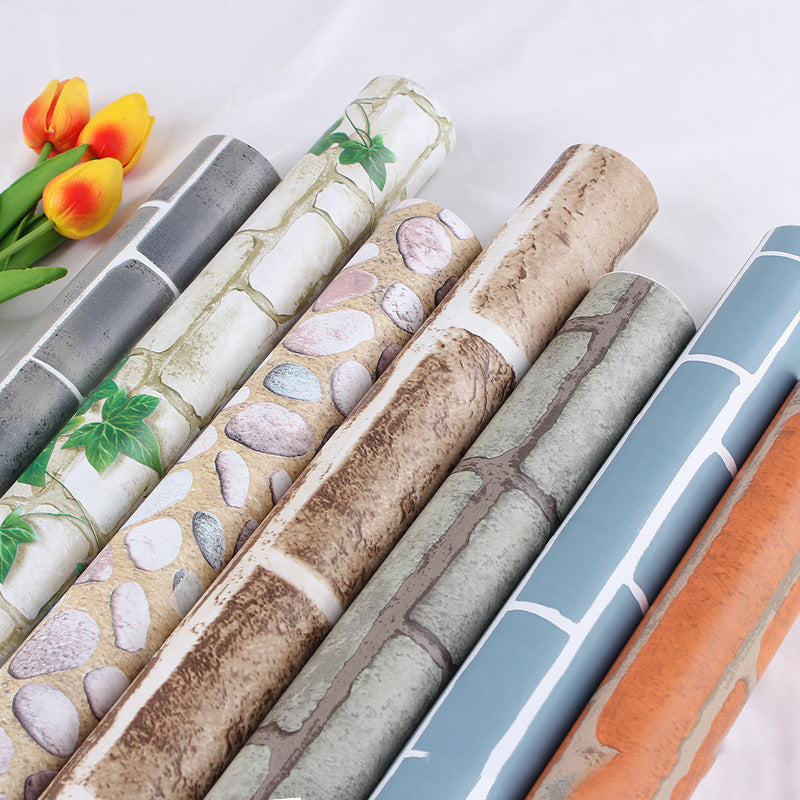 Brick patterned wall tiles, wallpaper, and wall stickers