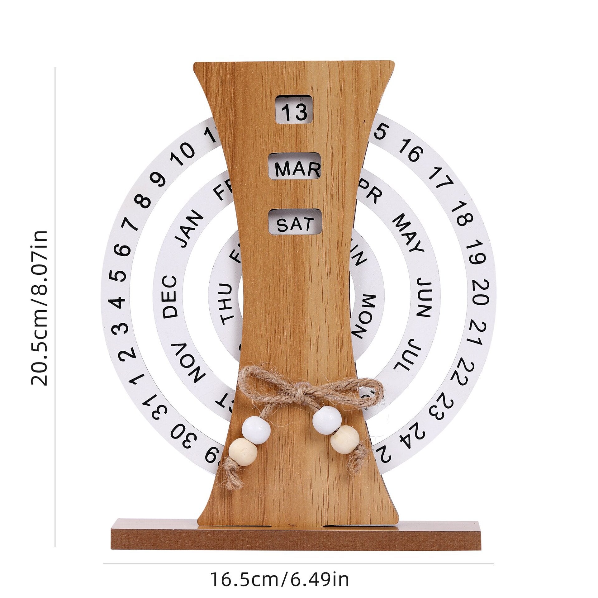 Wooden Creative Table Calendar