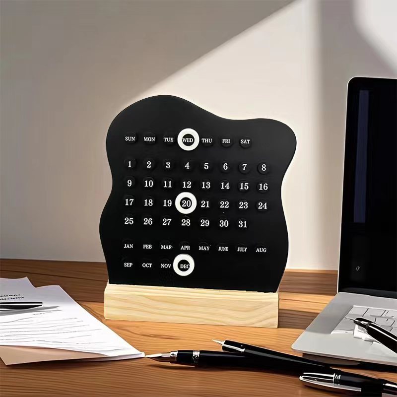 High aesthetic acrylic desk calendar