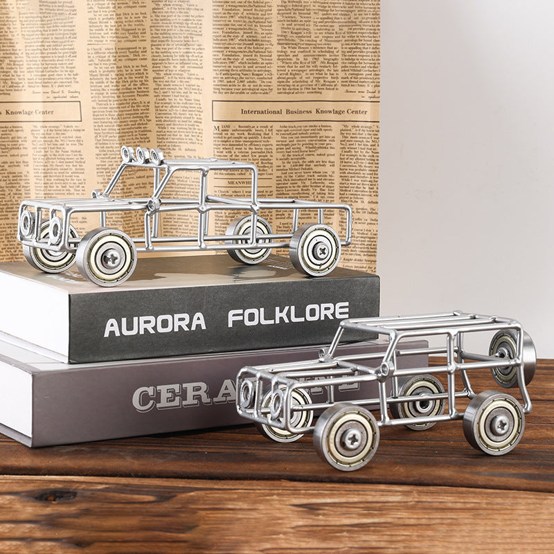Creative decorative ornaments with wrought iron models