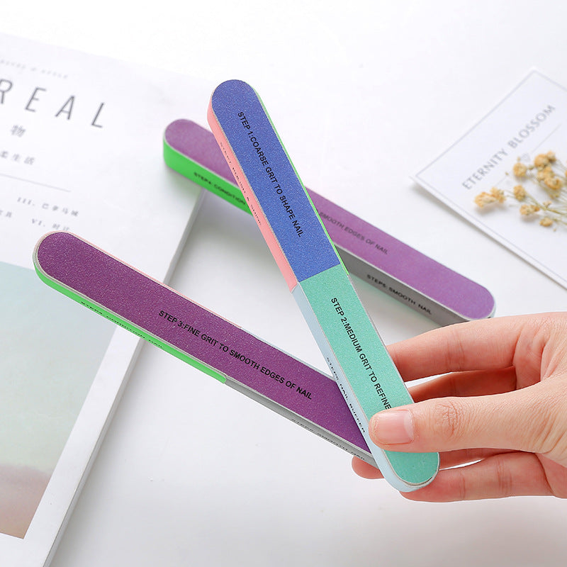 Polish sanding strips, nail files