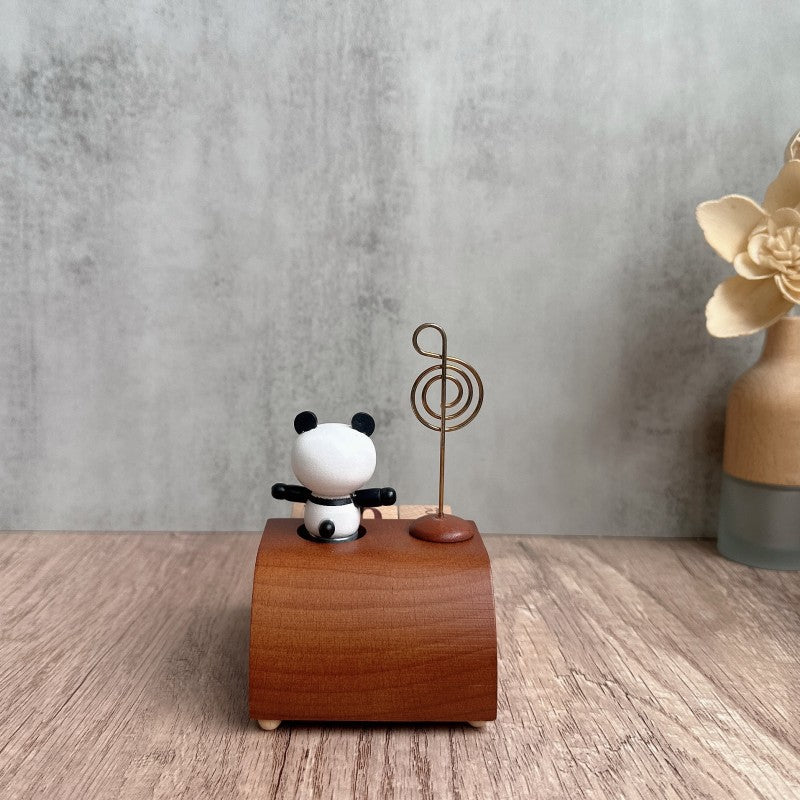 Panda Wooden Table Calendar