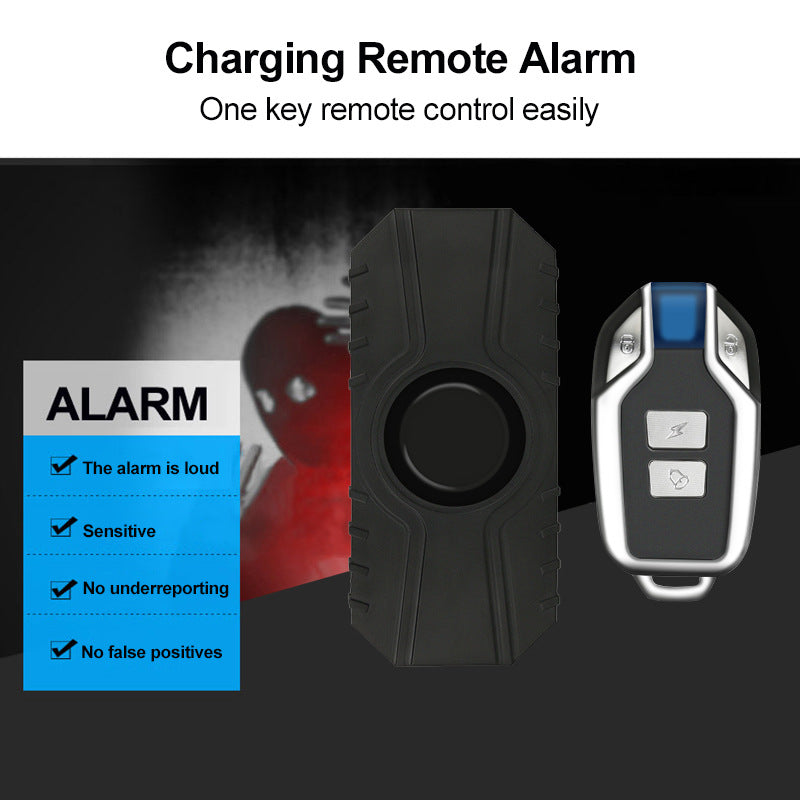 Wireless remote control vibration waterproof anti-theft device