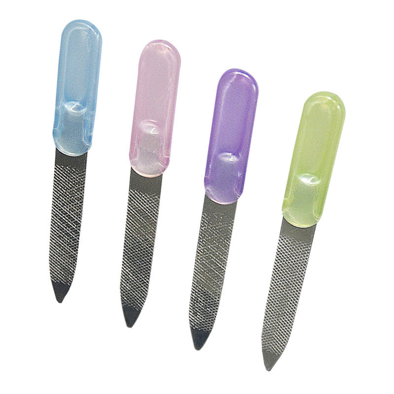 Stainless steel plastic nail file