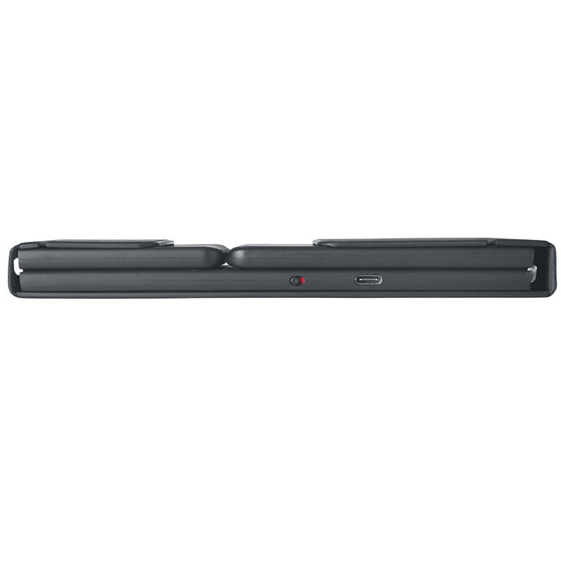 Three fold portable wireless touch keyboard