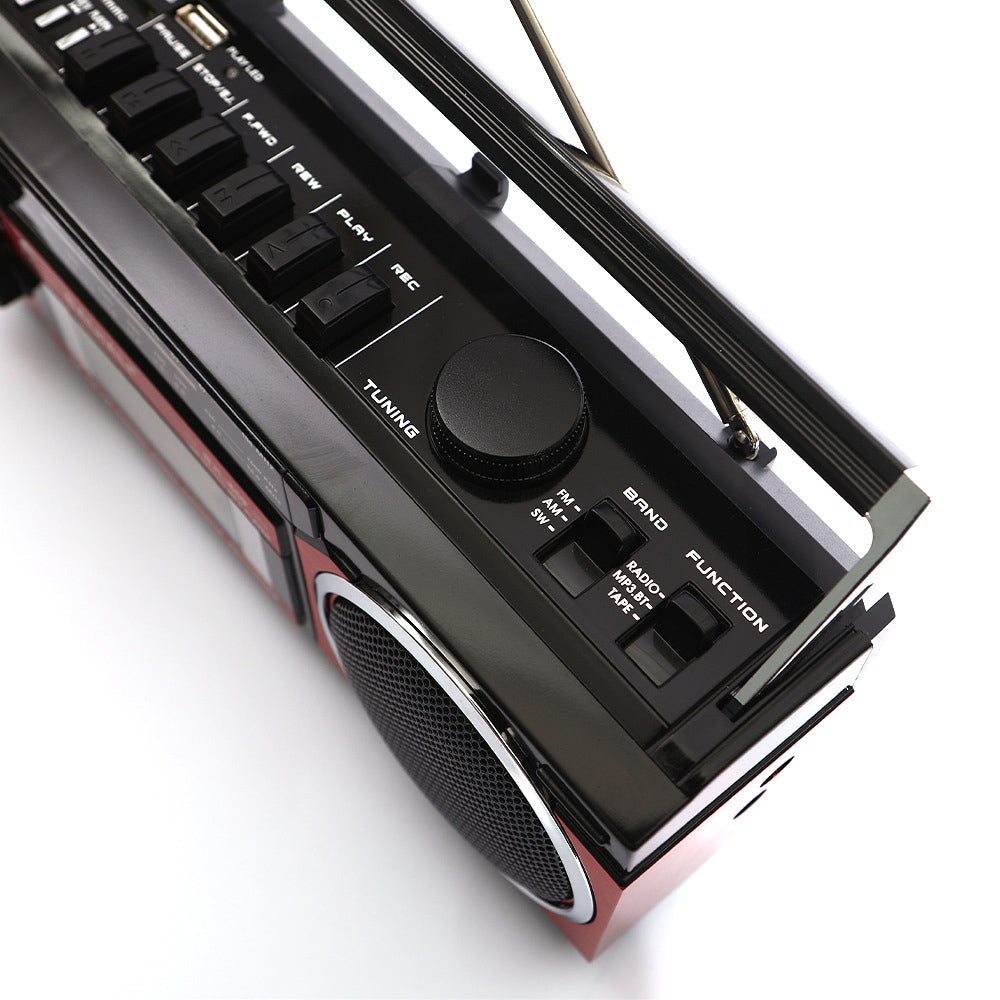 Magnetic tape nostalgic retro multi band recorder