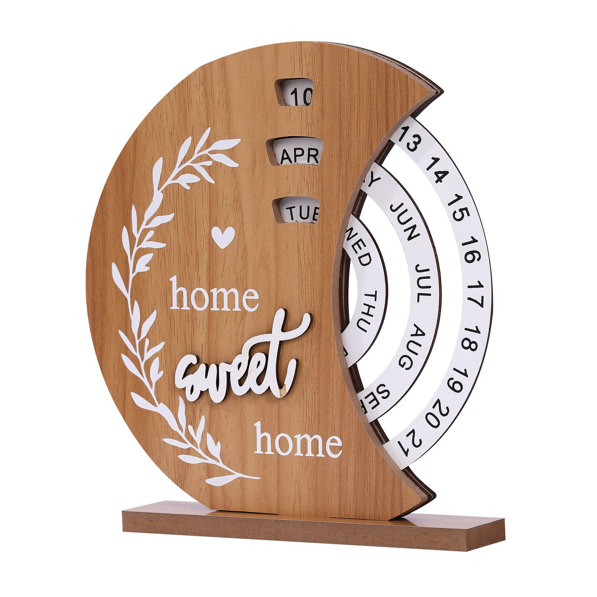 Wooden Creative Table Calendar