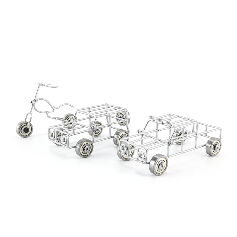 Creative decorative ornaments with wrought iron models
