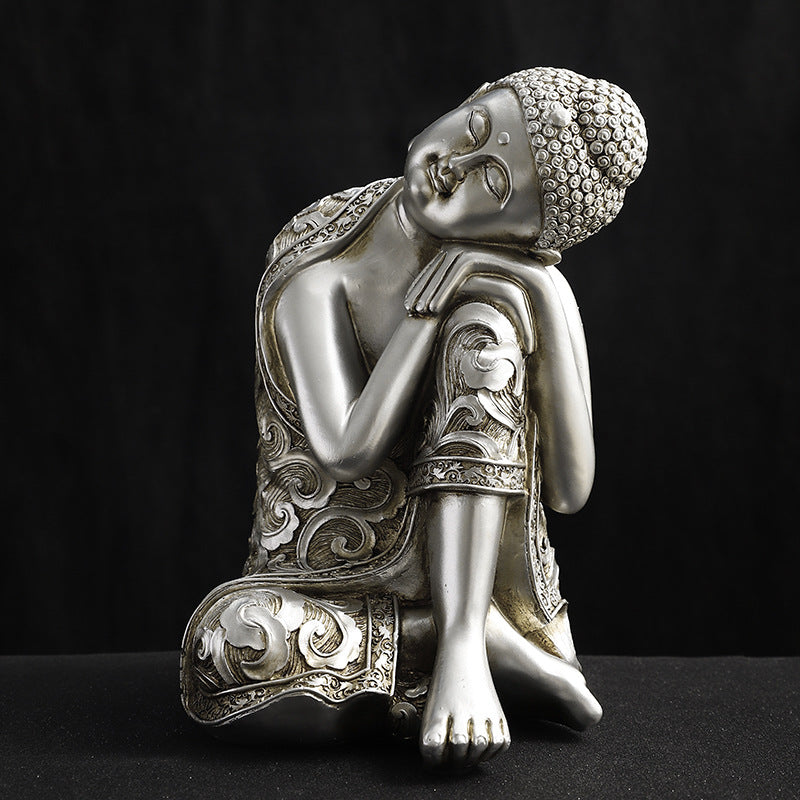 Metal Buddha Statue Sculpture