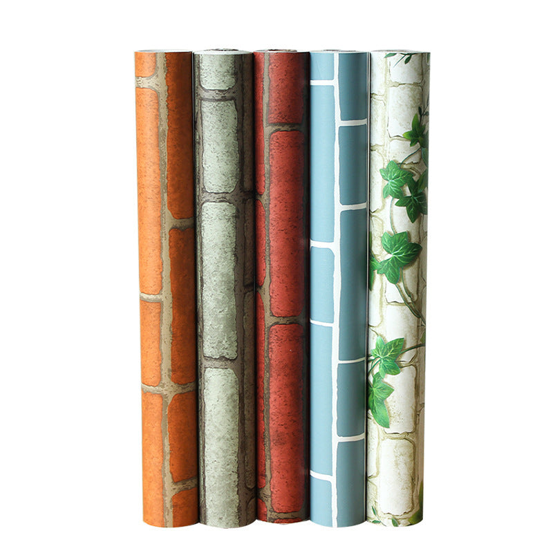 Brick patterned wall tiles, wallpaper, and wall stickers
