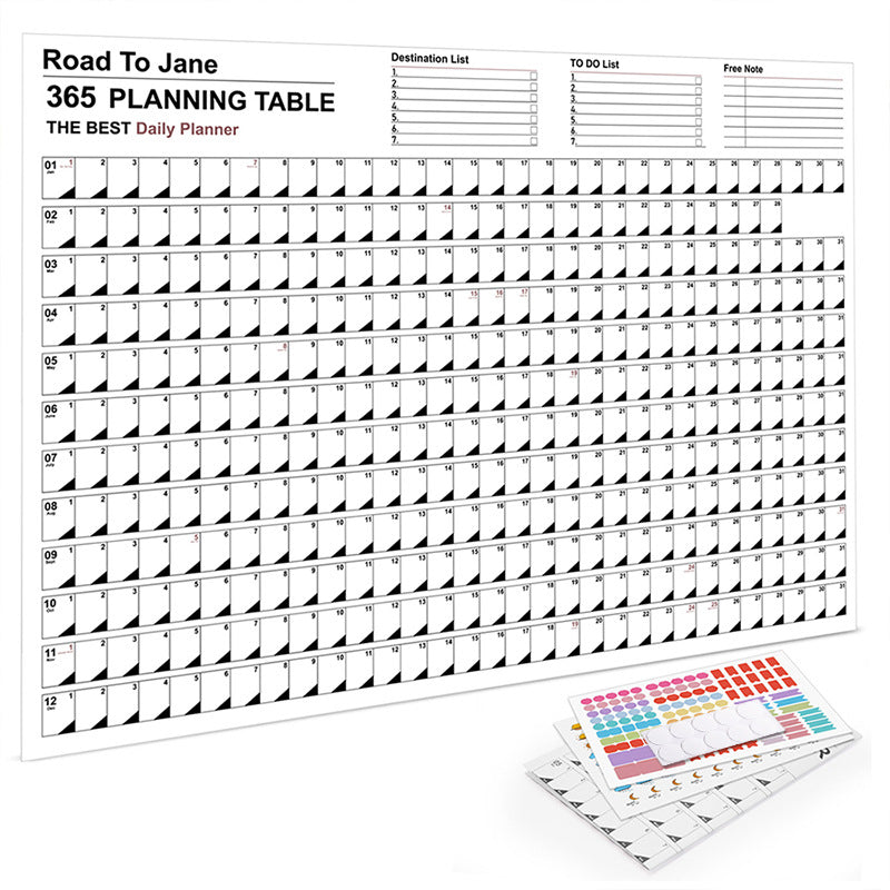 Desktop wall calendar