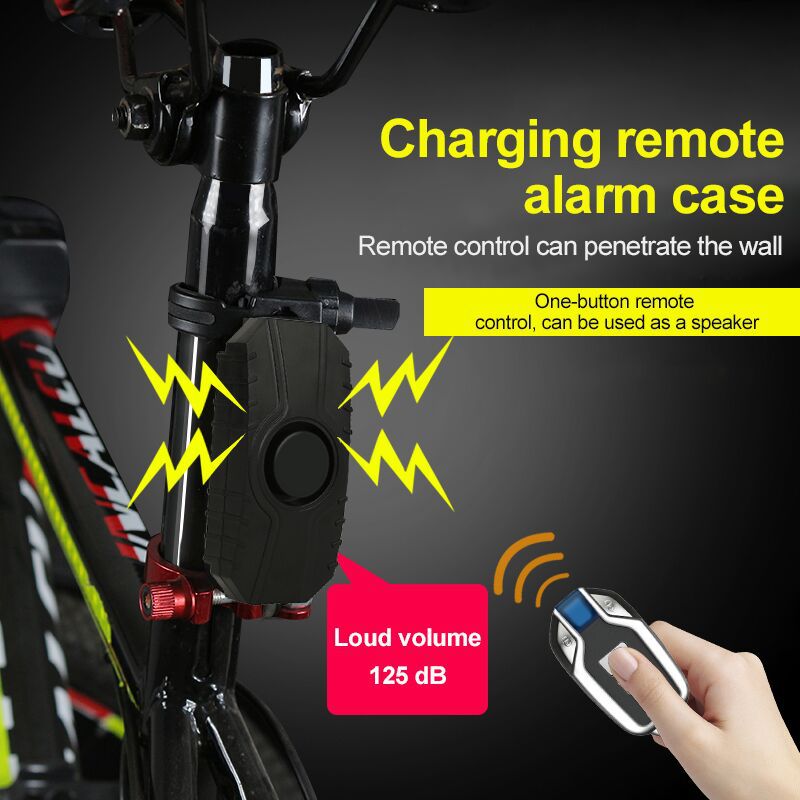 Wireless remote control vibration waterproof anti-theft device