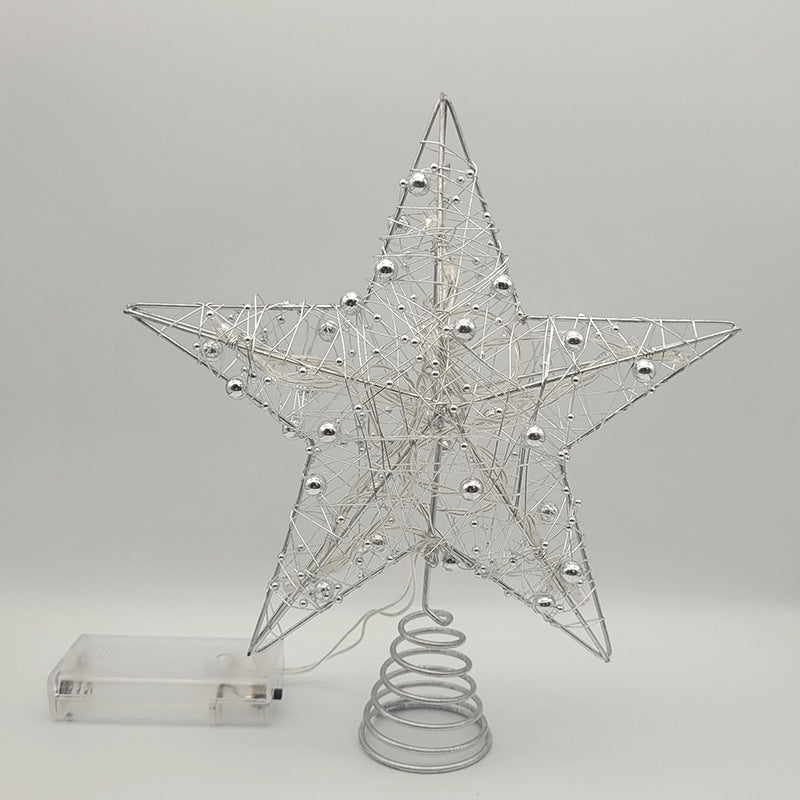 Iron wire craft pentagram ornament