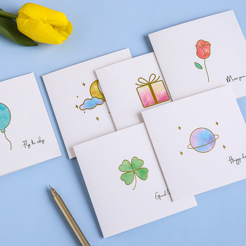 Simple and fresh holiday greeting card